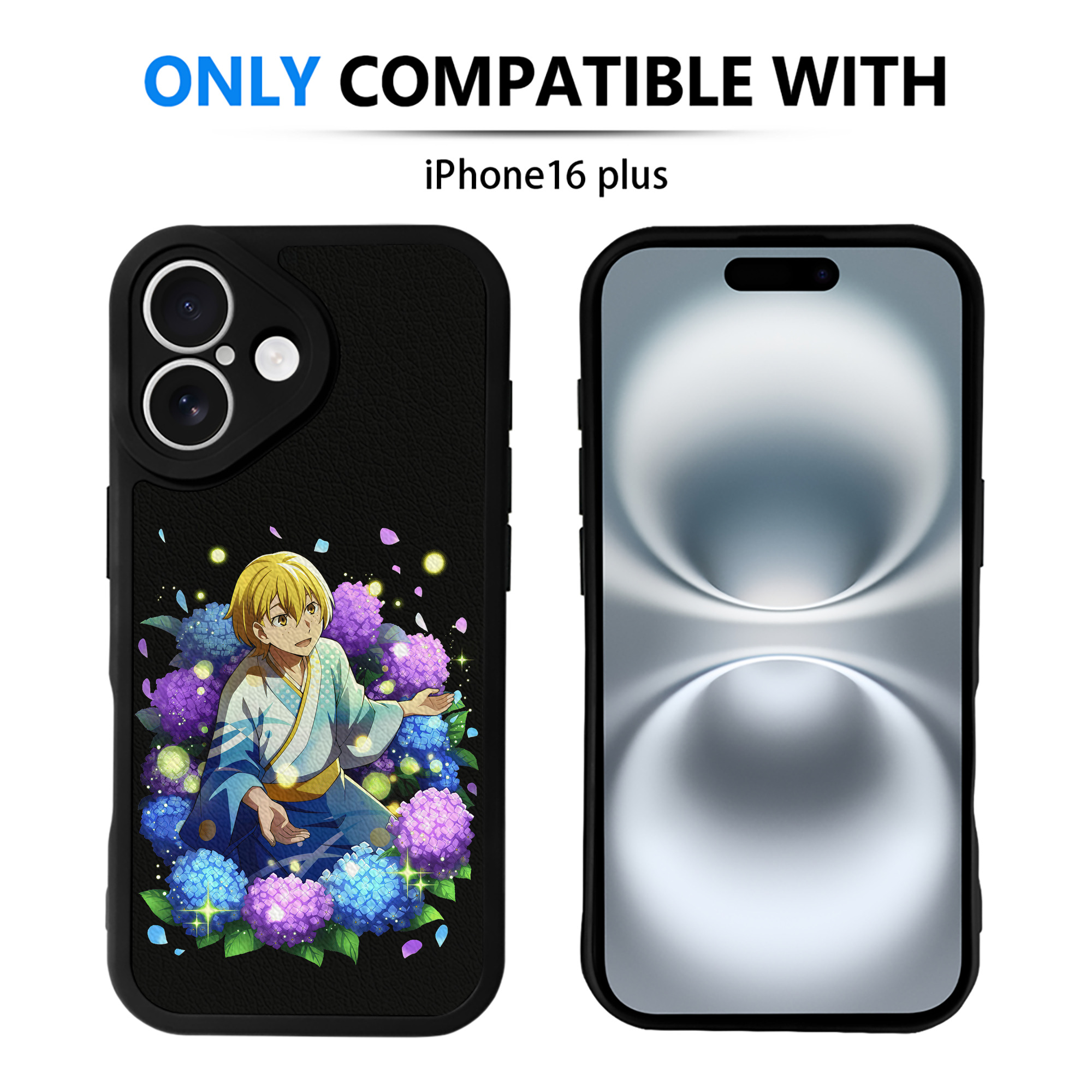 （画像用） 文豪ストレイドッグス Bungo Stray Dogs 【iPhone 16シリーズ対応】シリコンスマホケース（レザー調） 材質：シリコン